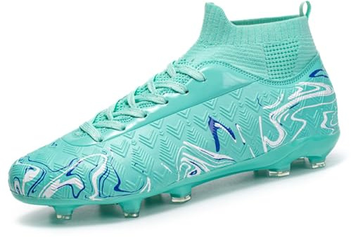 Zapatos de fútbol de los Hombres Antideslizante Picos Profesionales de fútbol Zapatos de Juego de los niños Zapatos de fútbol de Encaje hasta el Entrenamiento de los Zapatos Deportivos