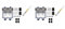 Giwnhvx 2X Outdoor Socket Waterproof Socket with Switch Indicator Light, Wall Socket Wet Room -Mounted Protective Contact