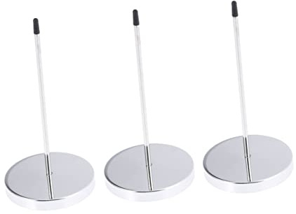 Housoutil Lot De 6 Porte-billets En Acier Inoxydable 12 Cm, Fourchettes Menu Tige Robuste Antirouille, Accessoire Restaurant Pour Reçus Et Factures Nettoyage Bureau Hôtel