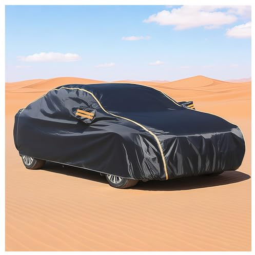 Full car Cover for BMW 1 Series 120|4319x1799x1434mm|Outdoor Sun Rain Dust Snow Wind Protection Customized All-weather car Tarpaulin with Reflective Strips