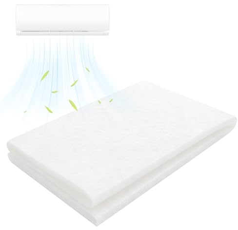 G4-filter för kanaliserad klimatkontroll 50 x 120 cm skärbart för industriell klimatfiltrering mot damm, tjocklek 20 mm