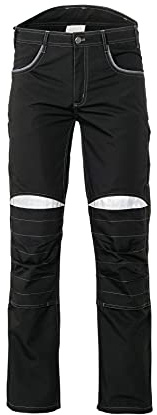Planam 2910027 DuraWork Bundhose, Schwarz/Grau, Größe 27