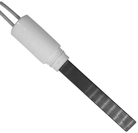 Easyricambi Resistenza 350W Cristalli di Quarzo Lunga 113mm candeletta accensione Stufa Pellet Raccordo 3/8. Temperatura Max 1000°C