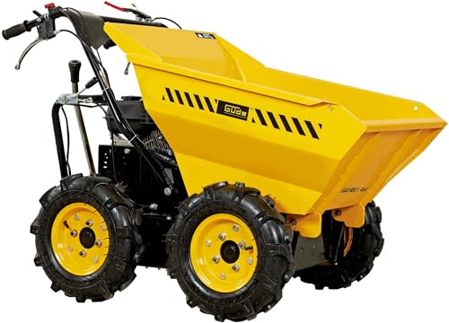 Güde Allraddumper GAD 400.1/4x4 (4-Takt-Motor, 196 cm³ Hubr., 4,1/5,6 (kW/PS), Allradantrieb, Vorwärtsgeschwindigkeit 7,0 km/h, max. Zuladung 400 kg, kippbarer 120 l Behälter, Handgriffsteuerung)