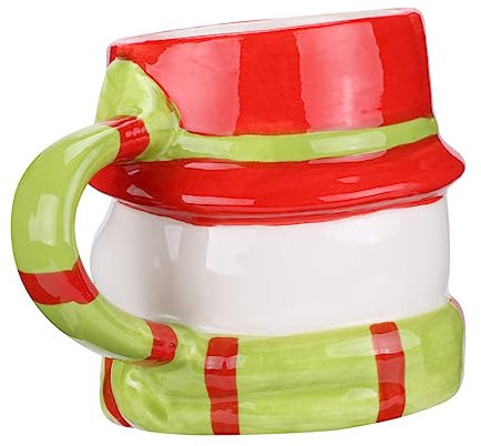 FUNOMOCYA 1stück Kreative Weihnachts-tasse Keramik Kaffeebecher Für Heiße Getränke Wie Kaffee Tee Oder Milch Festliche Dekoration Für Weihnachtszeit