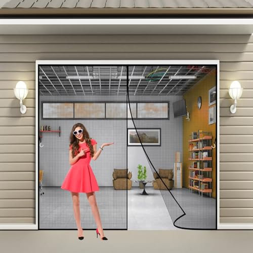 Magnetische Fliegengittertüren, 105x160cm Insektenschutz Fliegenschutzgitter Magnet Vorhang Fliegenvorhang Moskitonetz HäNde Frei Insektenschutz Türvorhang Schwarz Anpassbare