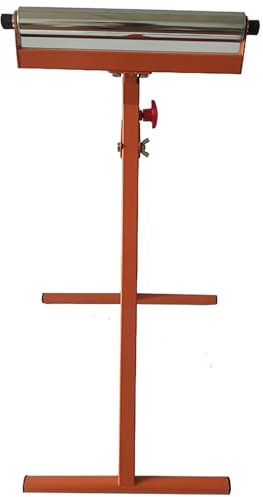 Table Saw Outfeed Roller Stand Height Adjustable, Work Support Stand For Woodworking Working Boards Metal Pipes or Bars, Heavy Duty 160 LBs Load Capacity Tool Stand