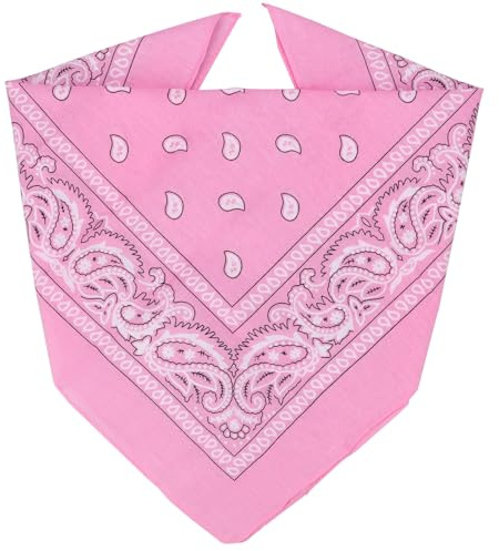 ZENO Bandana reine Baumwolle Halstuch für Herren und Damen Unisex