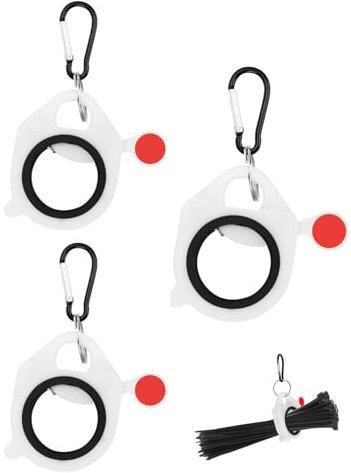 WUNZILO 3 pcs Câble Tip Holder Glow in the Dark Zip Tie，Rangement Pour Attaches Zippées，Support Pour Attaches Câble Légères，Rangel Rack Rack Plastic Automatic Câble Câble Organisateur Portable