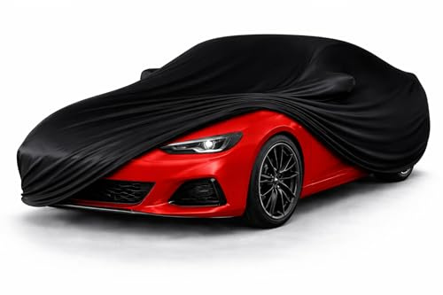 Car-e-Cover Autoabdeckung Indoor Stretch - Car Cover Vollgarage Gr. XXL | Elastisches 180 g/m² Jersey, atmungsaktiv & lackschonend, konturgenau, Staubschutz für Garage & Halle, 3 Farben, 8 Größen