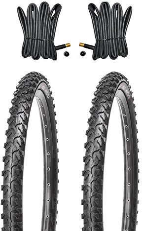 Kujo 2 STK. 24x1.95 Zoll Reifen inkl. Schläuche mit Autoventilen