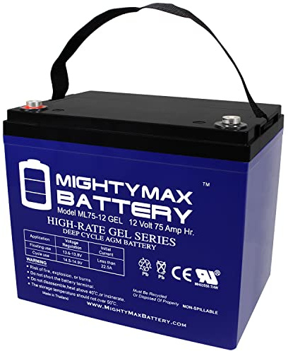 Mighty Max Battery 12V 75AH GEL Battery Replacement for Wayne ESP25 Back-Up Pump