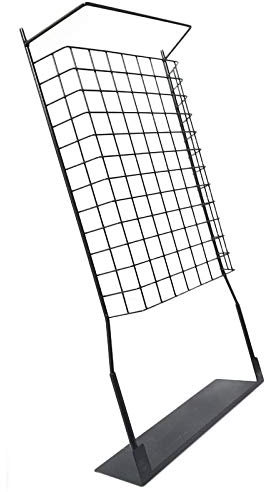 Easyricambi Griglia Anti ustioni a piedistallo Accessorio Protezione Bambini Salva da scottature per stufe a Pellet e Legna 83x37x18 cm