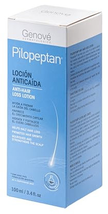 Pilopeptan Lozione formulabile | Anticaduta | Frena la miniaturizzazione FP e la caduta dei capelli | Favorisce la crescita dei capelli e idrata e rafforza il cuoio capelluto | 100 ml