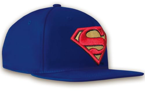 Logoshirt®️ DC Comics I Superman I Logo I Snapback Cap I Kappe I Damen & Herren I Bestickt I verstellbar I blau I Lizenziertes Originaldesign