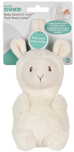 GUND Baby Lil’ Luvs Tuck-Away Lovey, Liam Llama, Ultra Soft Animal Plush Toy with Built-in Baby Blanket for Babies and Newborns