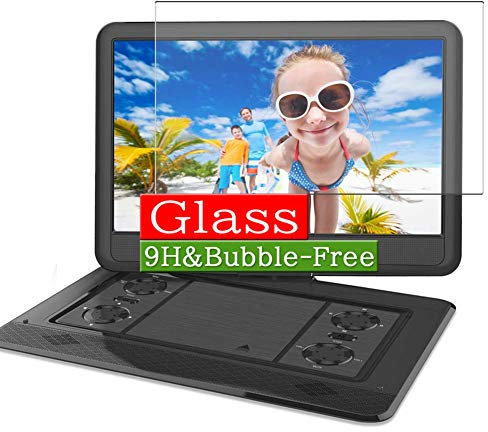 ノーブランド品 VacFun Protection d'écran en Verre Trempé, compatible avec WONNIE 15.6 Portable DVD Player Visible Area Screen Protector Film Protecteur NewVersion