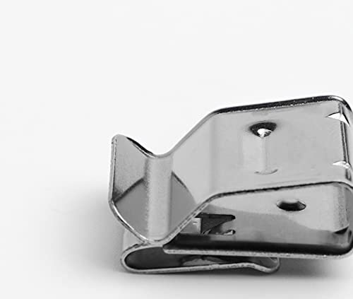 Kabelclip 180-Grad-Edelstahl Ss 304 Solarpark Edge-Kabelclip Für PV Module (Size : 200 Pieces)