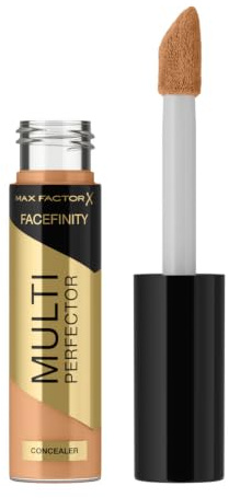 Max Factor Facefinity Multi-Perfector Correttore, correttore all-in-one, nasconde le imperfezioni, vegano, copertura personalizzabile, 6 tonalità, 6N, 11 ml