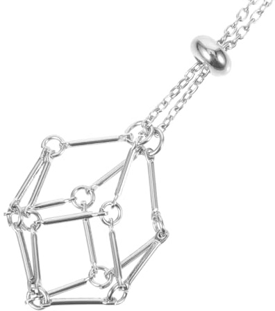 SUPVOX Collier Porte-Pierre en Cristal Support Pendentif pour Pierre Vide 11.02 Pouces Cordon De Collier pour Bijoux À Bricoler Soi-Même pour Créer Colliers Bracelets Et Boucles D’Oreilles