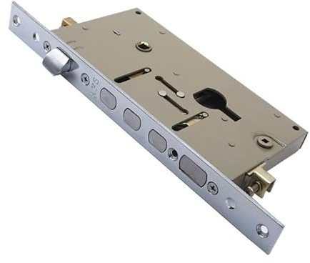 INOKAI Serrure à Encastrer,Serrure à Larder Serrure de Porte antivol sécurité AFS Serrure Corps Porte Serrure Chambre étendue