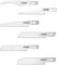 ABEST Cuchillas de sierra de mano de repuesto mini cuchillo de bricolaje Cuchillo de modelismo micro cuchillo Hojas de sierra para cortar ramas y miembros de árboles a mano (12)