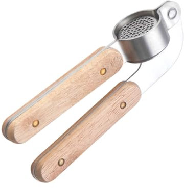 BESTonZON Presse-Ail Hachoir à Ail en Acier Inoxydable 304 Ustensile Cuisine Multifonction pour Écraser et Broyer L'Ail Facile à Utiliser Évite Mains Malodorantes Convient aux Gousses d'Ail Peau