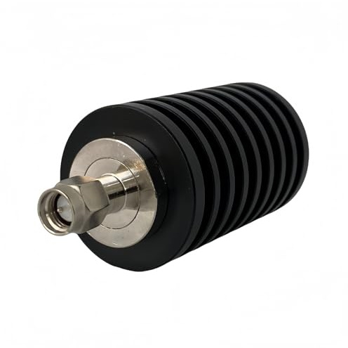 BECEN 25W Dummy-Last 50 Ohm SMA HF VHF UHF bis 3GHz Amateurfunk Antennen Test Prüflast | 25W SMA Dummy-Last mit 50 Ohm Impedanz und integriertem Kühlkörper für genaue Antennen- und Amateurfunk-Messungen bis 3GHz