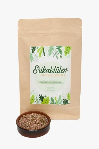 IGART FOOD&WOOD® Heidekrautblüten Erikablüten 1000g | Erikablütentee | Callunae Vulgaris Flos | Naturreine Erikablüten | Gerebelte Erikablüten | Heidekraut für Tee | Erikakraut Kräutertee.