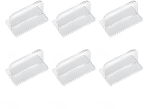 TOPINCN 6 Stück Acryl-Aquarium-Abdeckung, Griffabdeckung, Dekoration, Acryl-Deckel, Acryl-Fisch für Tank-Deckel, Acryl für Aquarium, für Aquarium, Toaster, Ofen, Kochgeschirr