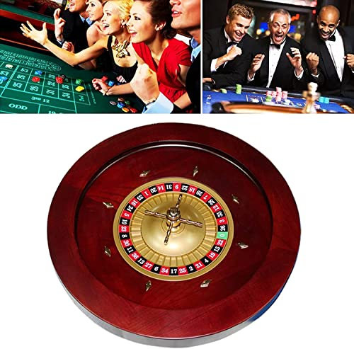 CFDZCP 18-Zoll-Roulette-Rad-Set Mit Einzel-Null-Layout, Casino-Roulette-Rad-Set for Erwachsene, Flugzeug-Aluminiumschale, Perfekt for Einen Spieleabend Zu Hause Oder Eine Clubparty