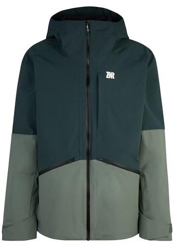 Ziener Herren RIKKARD Ski-Jacke/Freeride | PFC frei, Wolle, wattiert, dark jungle, XXL