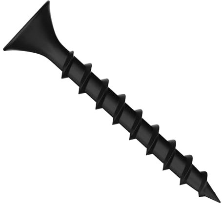 PARCO Deutsche Premium Schnellbauschrauben, Gipskartonschrauben, Rigipsschrauben, Gipsplattenschrauben | Schwarz, 3,9x30mm Grobgewinde PH2 1000 Stück