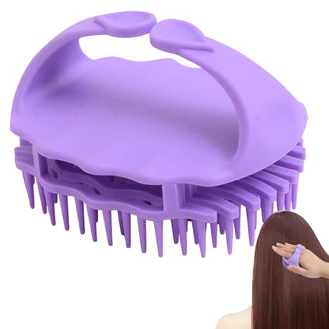 Shurzzesj Kopfhautmassagegerät Bürste, Duschkamm für Haare, Kopfmassage, Kopfhautschrubber, Kopfhautbürste mit Griff, Reinigung der Haare für Männer Frauen