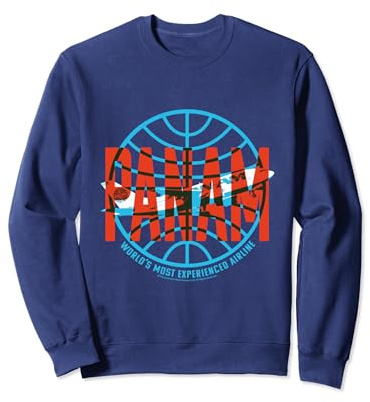 Pan Am Red Text World's Most Experienced Airline Sweatshirt
