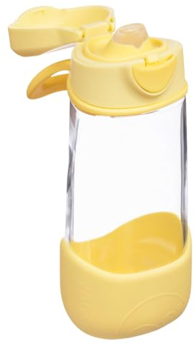 b.box Sport Spout Drink & Water Bottle | Easy Grip Bottle and Leakproof Lid | Cool Modern Child Friendly Design, Tilt and Sip | 450ml