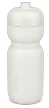 Mepal - Squeeze Bottle Sport - Leakproof Valve - Squeeze and Drink - Durable, soft Material - Water Bottle - 600 ml - Ceramic white