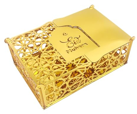 Eid Mubarak Geschenkboxen, Ramadan Geschenkschachteln Eid Mubarak Party Geschenk Boxen, Muslimische Ramadan Leckerlis Geschenktüten Ramadan Decor Süßigkeiten Box für Süßigkeiten Verpackung
