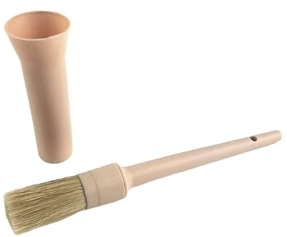 Récipient à huile pour sabots - Avec capuchon - Pour l'entretien des sabots - Beige