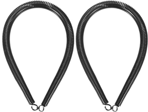 sourcing map 2 piegatubi a molla in PVC, diametro esterno 17,1 mm, lunghezza 520 mm, molla piegatubi per tubi in casa idroelettrica, nero