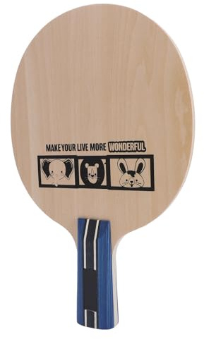 XUXHOU Tischtennisschläger mit Kohlenstoffkern, Fähigkeit, Sich an Jeden Innen- und Außentisch -Tisch Tisch Anzupassen, der aus Premium Basswood Gefertigt Ist, Lustige Tiermuster für Verbessertes