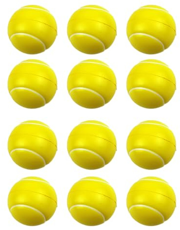 Naqqios Weiche Tennisbälle: Leichte, elastische Schaumstoffbälle, aufblasbarer Tennisball, langlebiger Übungsschaumball, sicherer schlagfester Tenisball | Ausrüstung