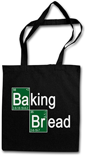 Urban Backwoods Baking Bread II Hipster Bag Beutel Stofftasche Einkaufstasche