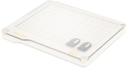 Vaessen Creative Stamp Easy+ Stempel Plattform, Zur genauen Positionierung von Stempeln für Clear Stamp Und Gummistempel, 220x166, Abnehmbare Stempelplatte