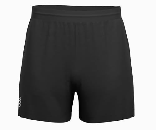 COMPRESSPORT Short Course à Pied Homme | Tissu Ultra-léger, Respirant et ajusté - | avec Slip intégré & Poche à clé - Parfait pour l’entraînement et la Course - Taille L