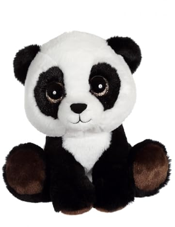 GIPSY- Puppy Eyes Pets Natur, 22 cm, Panda, 071052, Braun