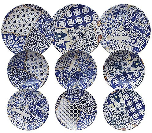 TOGNANA SRV. Platos 18 piezas cerámica esfera GAUDI