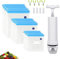 Sacs Sous Vide 15 Pcs Sacs De Stockage Des Aliments Sous Vide Réutilisables Avec 1 Pompe À Main, 4 Clips D'étanchéité et 4 Clips Sous Vide Pour Le Stockage Des Aliments