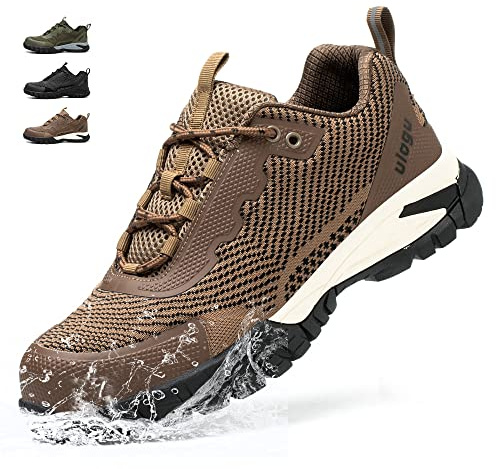 Waterproof Steel Toe Shoes Men&Women Lightweight Composite Indestructible Safety Alloy Slip Resistant Tennis zapatos de trabajo para hombres botas seguridad acero Roofing Construction Work Sneakers