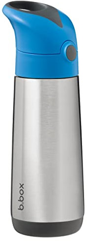 b.box Insulated Drink & Water Bottle | Insulated Double Wall Stainless Steel | Keeps Drinks Cold up to 15hrs, Warm up to 8hrs | 500ml/16.9